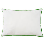 White with Botanical Flange Oversized Pillow