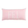Blush Applique Bolster