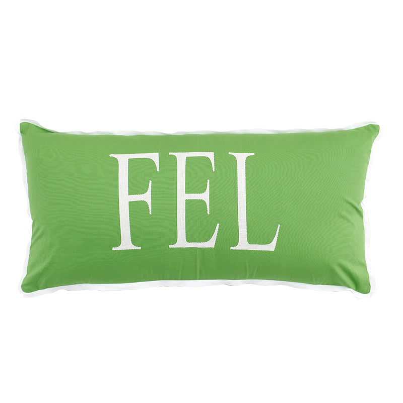 Botanical Applique Bolster