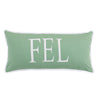 Celadon Applique Bolster