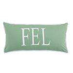 Celadon Applique Bolster