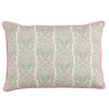 Gwin Shell/Lee Shell with Blush Flange Oversized Pillow