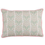 Gwin Shell/Lee Shell with Blush Flange Oversized Pillow