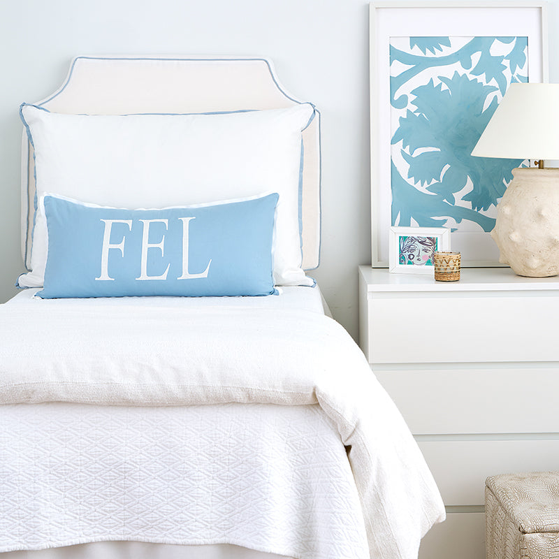 Sky Applique Bolster