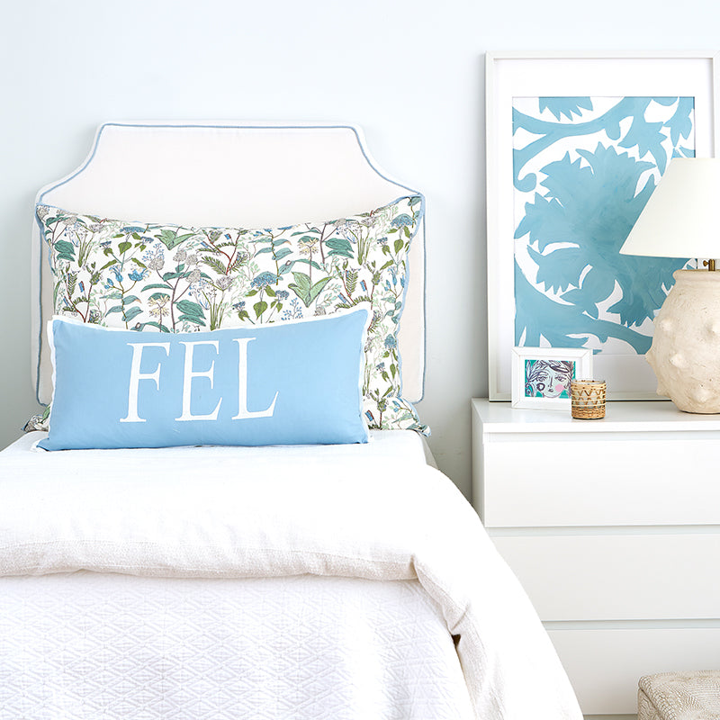 Sky Applique Bolster