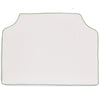 White with Celadon Pipe Headboard