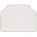 White with Celadon Pipe Headboard
