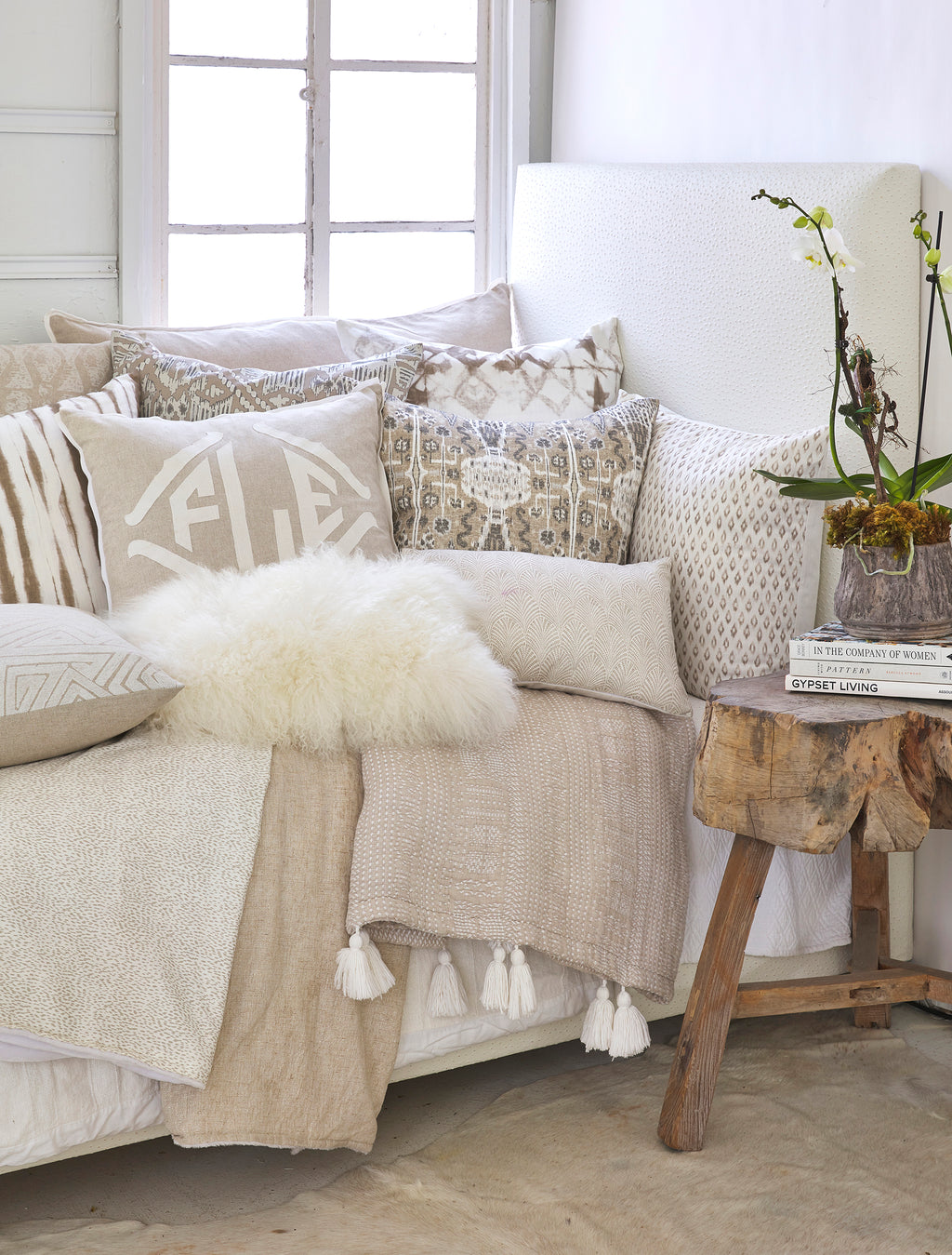 Accent pillows can add pizzazz to your home decor