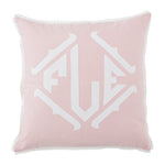 Blush Applique Pillow