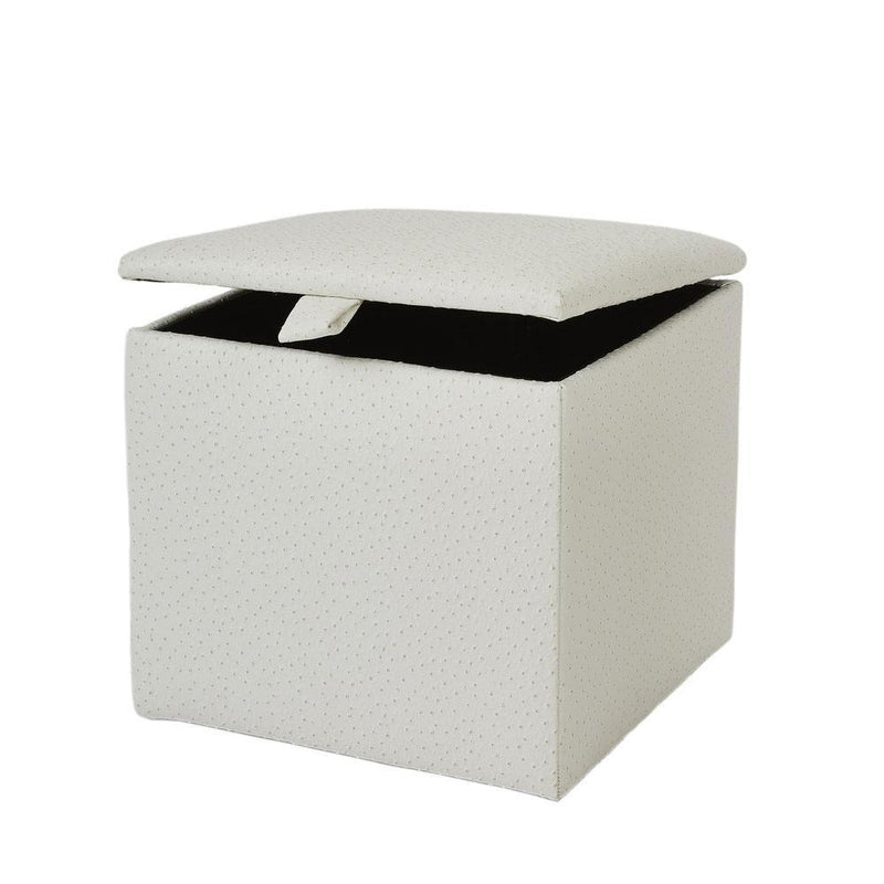 Pippa White Storage Cube