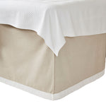 Danish with White Band Bedskirt