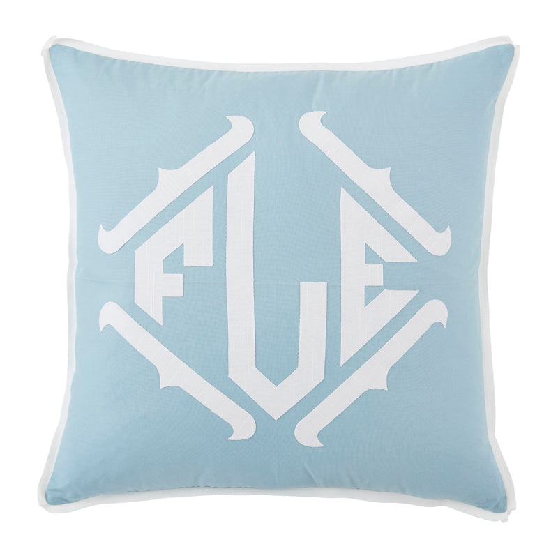 Monogrammed applique pillows • mimzy & company