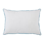 White with Sky Flange Oversized Pillow